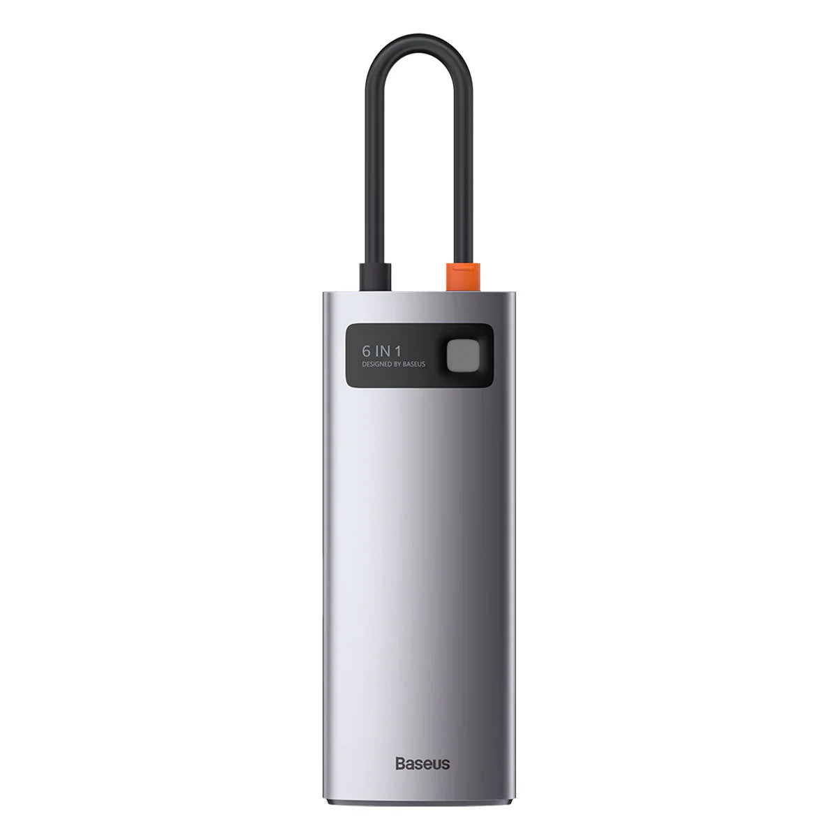 Baseus Metal Gleam Series 6-in-1 Multifunctional Type-C HUB Docking Station(Type-C to HDMI*1+USB3.0*3+PD*1+VGA*1)