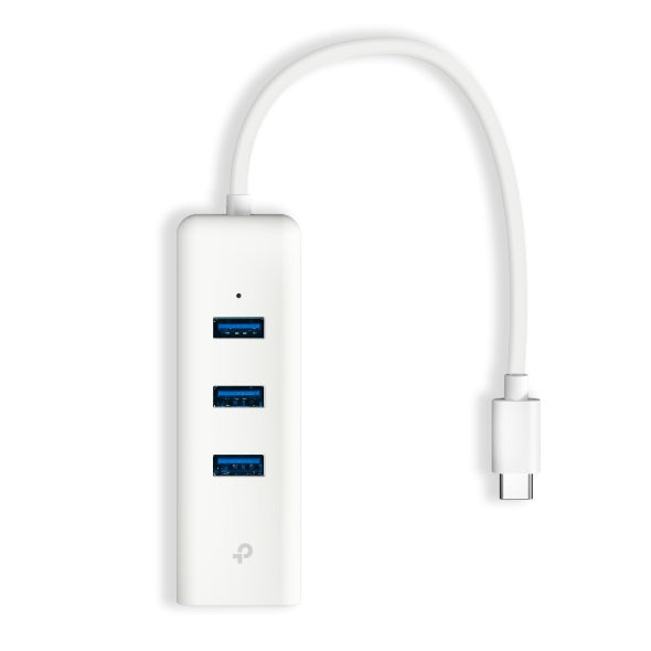 UE330C USB Type-C 3-Port Hub & Gigabit Ethernet Adapter