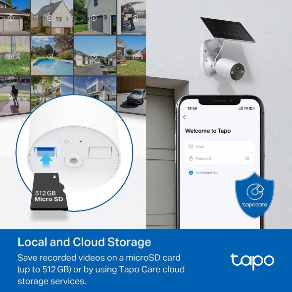TP-Link Wi-Fi Camera Tapo C410 KIT (1-Pack) Solar-Powered Security Camera Kit