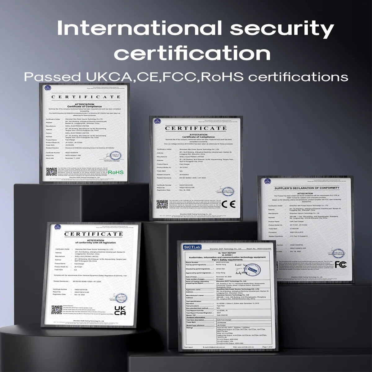 Joyroom TCG02 Gan Ultra 67W 2C2A Fast Charger+100W C to C Cable 1.2m