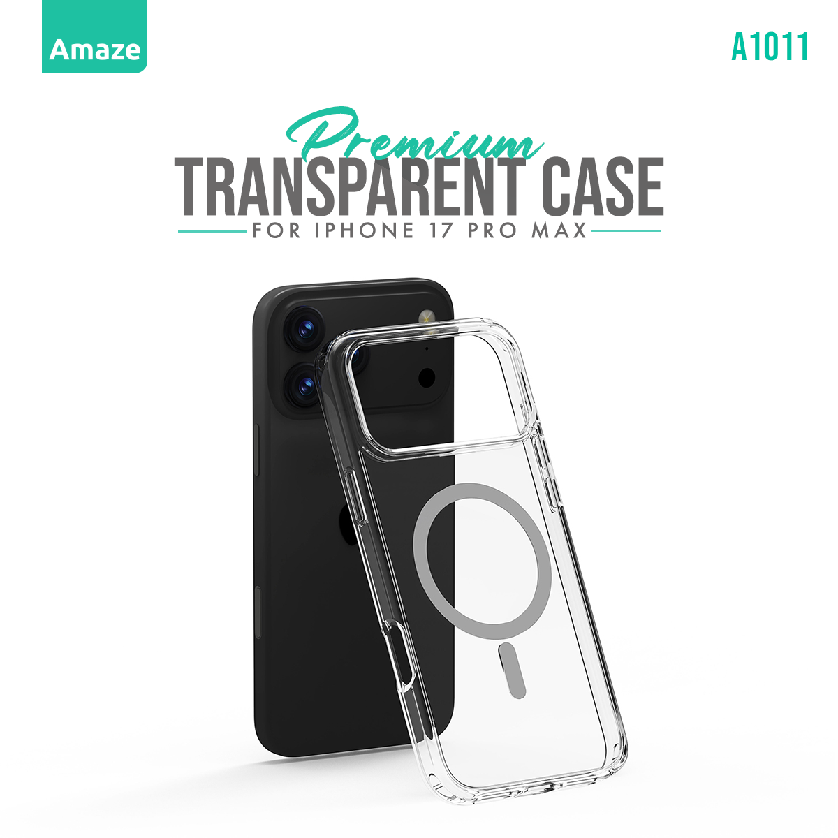 Premium Transparent MagSafe Case | A1011