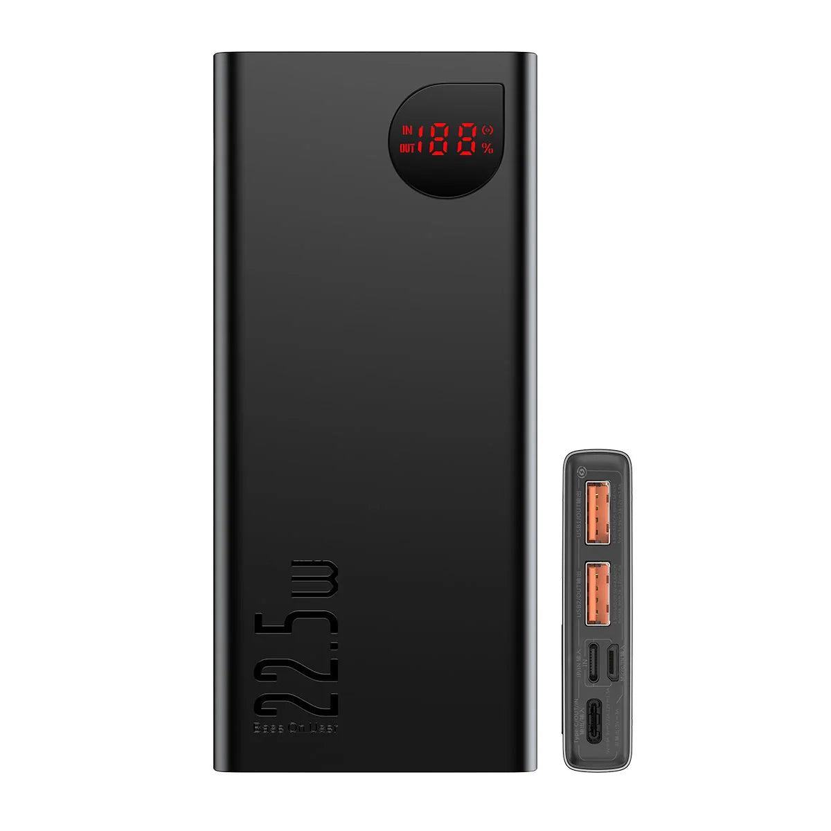 Baseus Adaman Metal Digital Display Quick Charge Power Bank 10000mAh 22.5W(2021 Editon)