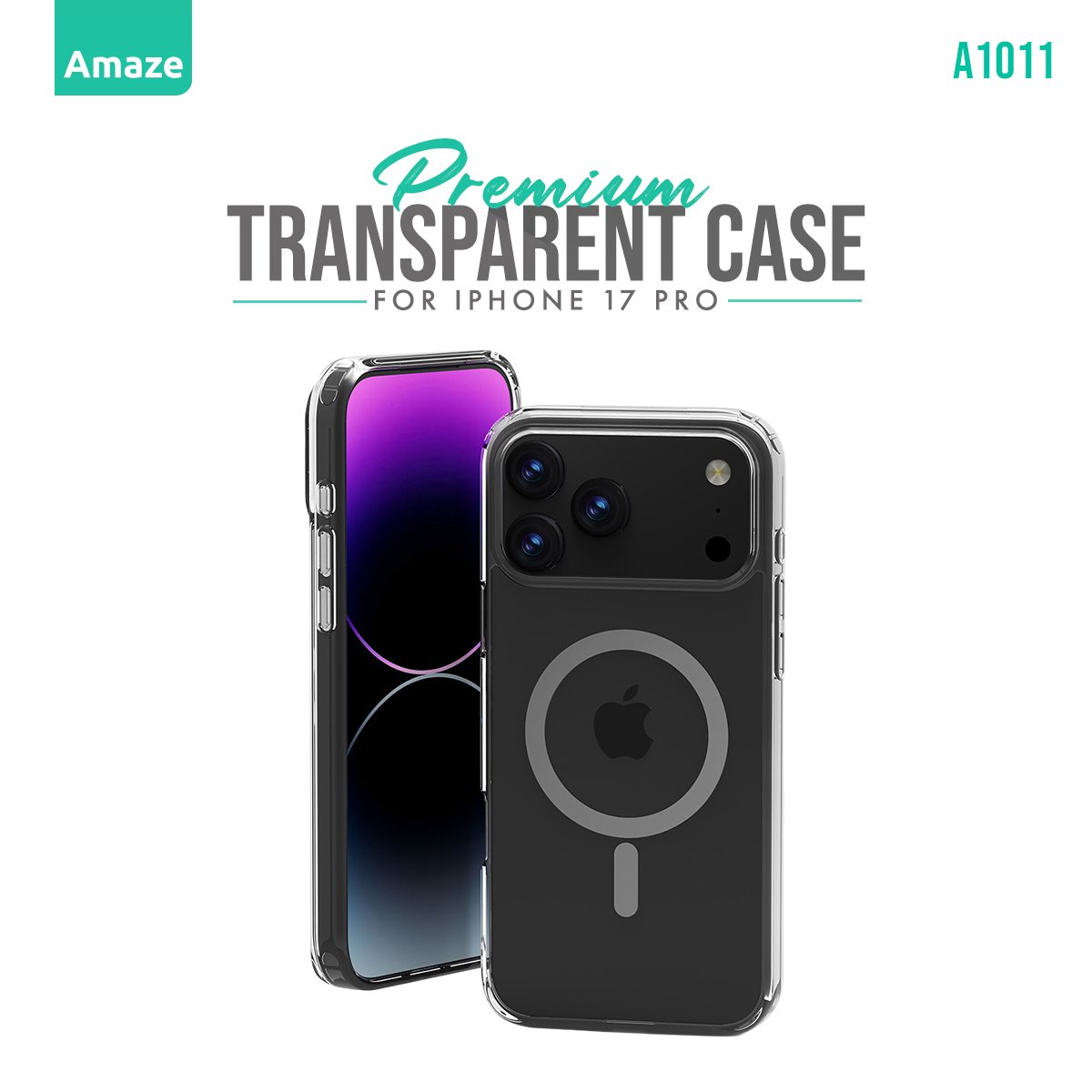 Premium Transparent MagSafe Case | A1011