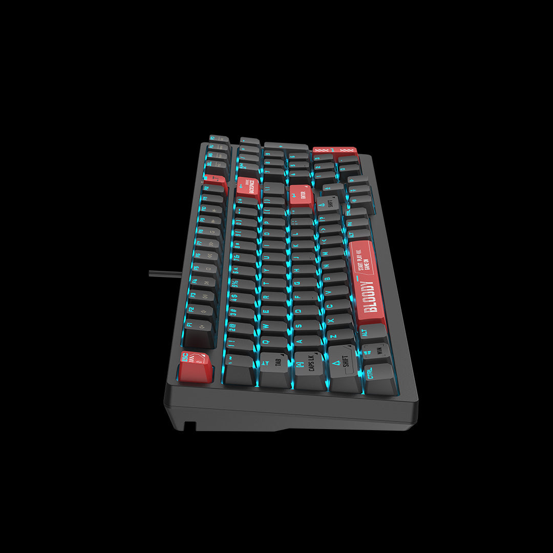 AT98 Alpha Optical Switch Mechanical Gaming Keyboard - Bloody Red