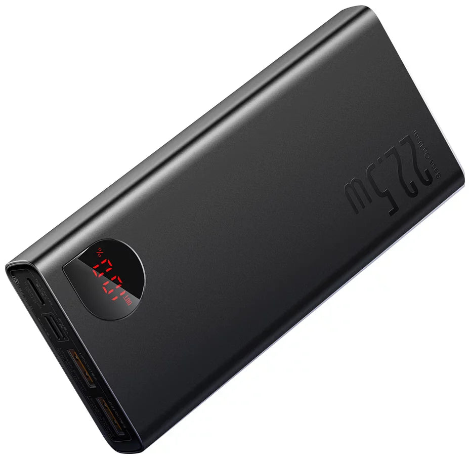 Baseus Adaman Metal Digital Display Quick Charge Power Bank 20000mAh 22.5W(2021 Editon)