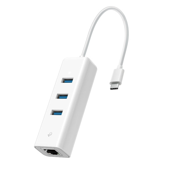 UE330C USB Type-C 3-Port Hub & Gigabit Ethernet Adapter