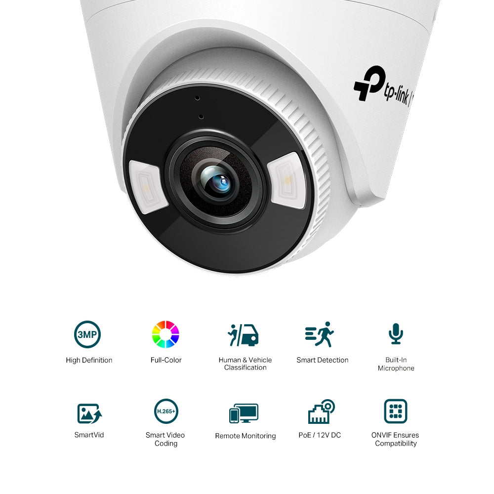 VIGI C430 3MP Full-Color Turret Network Camera