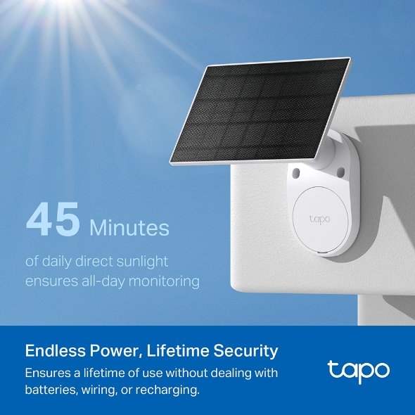 TP-Link Wi-Fi Camera Tapo C410 KIT (3 - Pack) Solar-Powered Security Camera Kit
