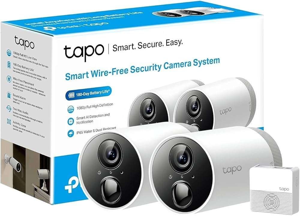TP-Link Tapo C400S2 Smart Wire-Free Security Camera System