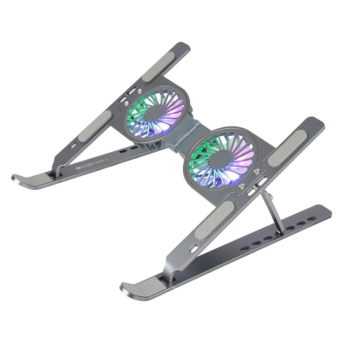 Compro™ Folding Adjustable Aluminum Laptop Stand + FREE POUCH