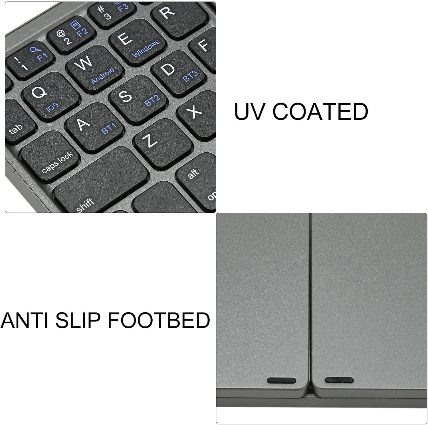 Compro™ Foldable Bluetooth Keyboard with Touchpad