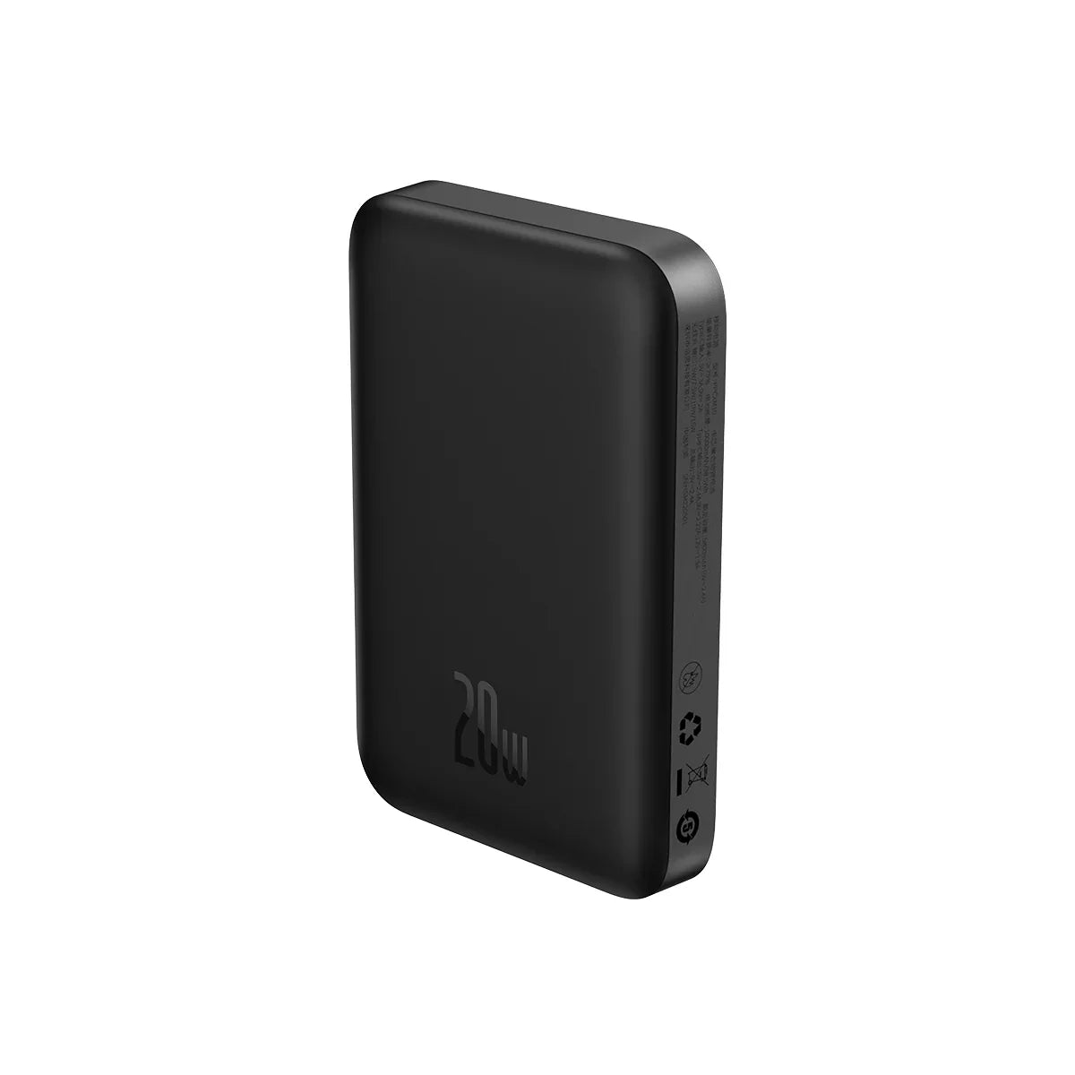 Baseus Magnetic Mini Wireless Fast Charge Power Bank 10000mAh 20W (With Baseus Simple Type-C to Type-C(20V/3A)30cm black)