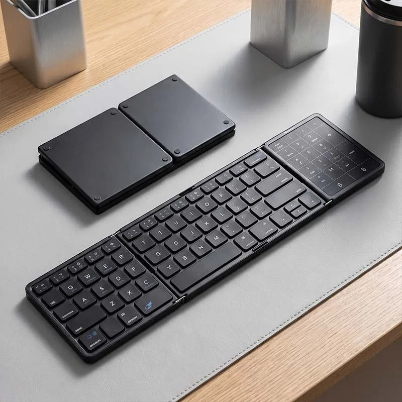 Compro™ KeyFold Foldable Bluetooth Keyboard with Touchpad