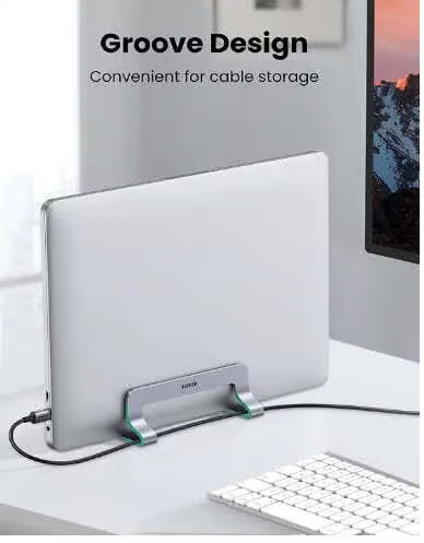 UGREEN 20471 VERTICAL LAPTOP STAND ALUMINIUM ALLOY