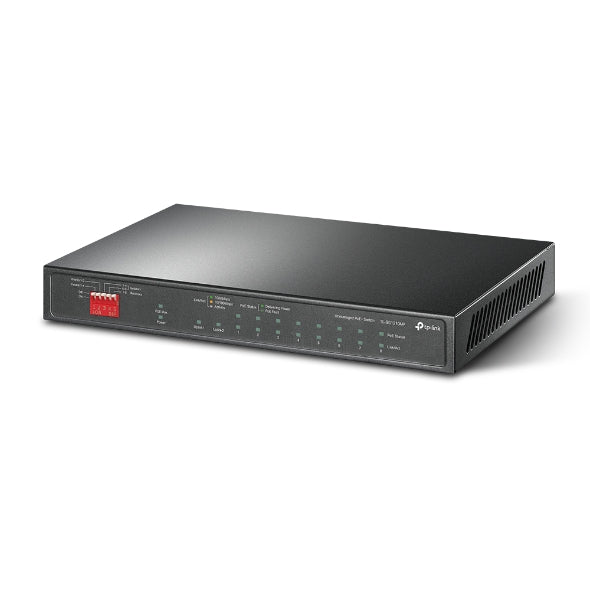 TL-SG1210MP 10-Port Gigabit Desktop Switch with 8-Port PoE+