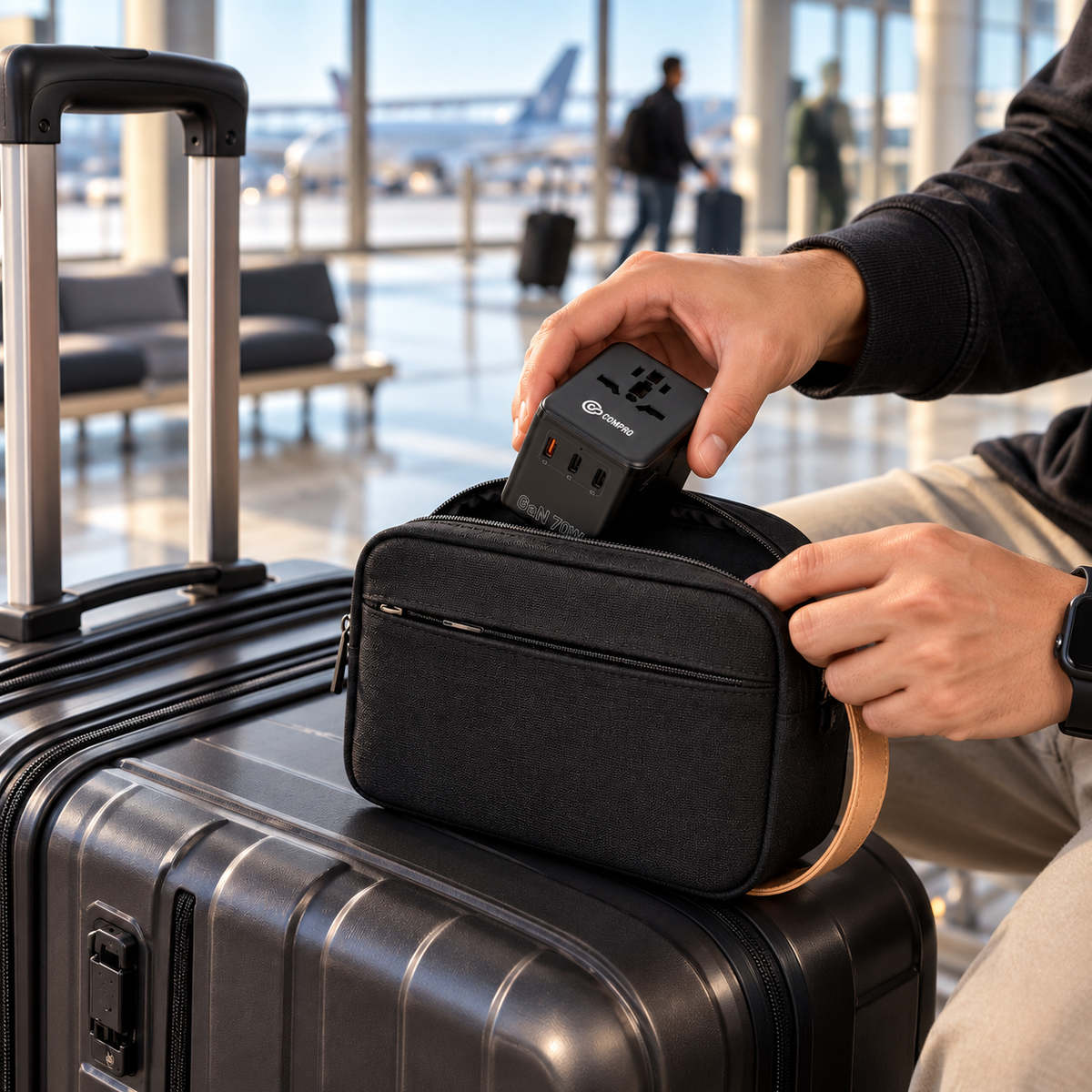 Compro™ TravelMate Tech Organizer Pouch