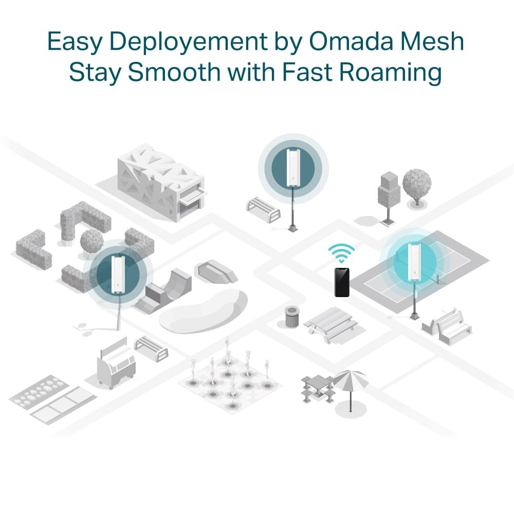 TP-Link EAP610-Outdoor AX1800 Indoor/Outdoor WiFi 6 Access Point