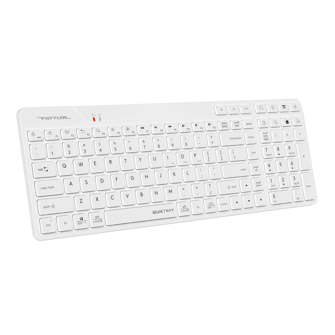 FBK27C AS Bluetooth & 2.4G Rechargeable Wireless Keyboard