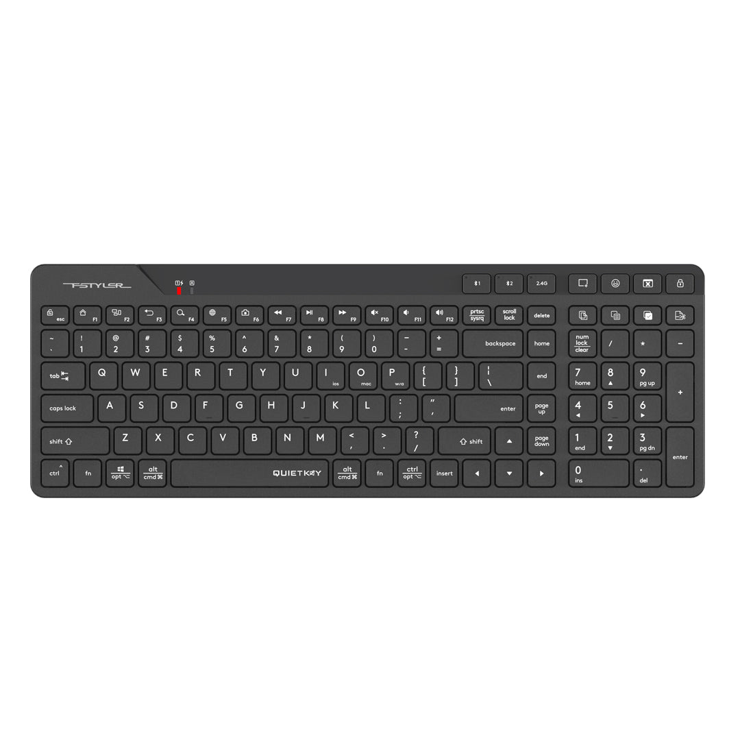 FBK27C AS Bluetooth & 2.4G Rechargeable Wireless Keyboard