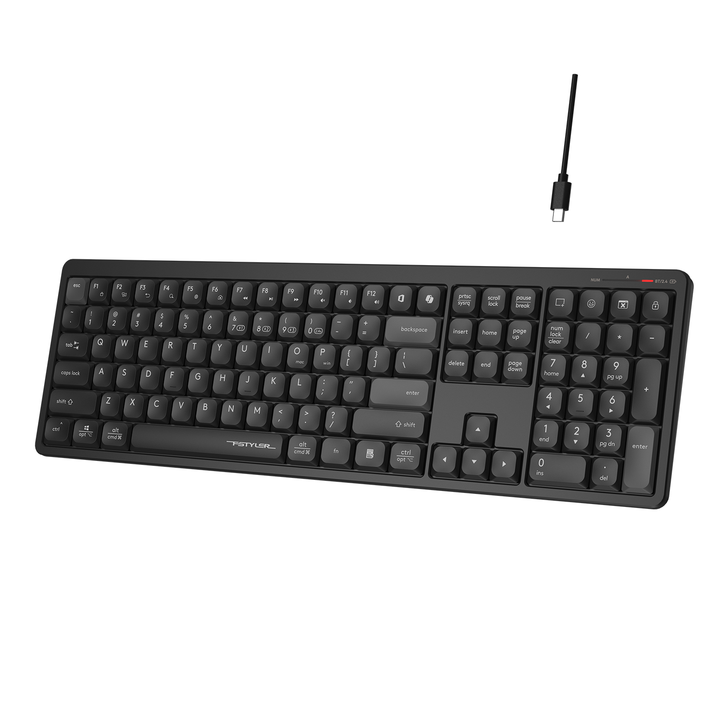 FBX55C Bluetooth & 2.4G Wireless KB