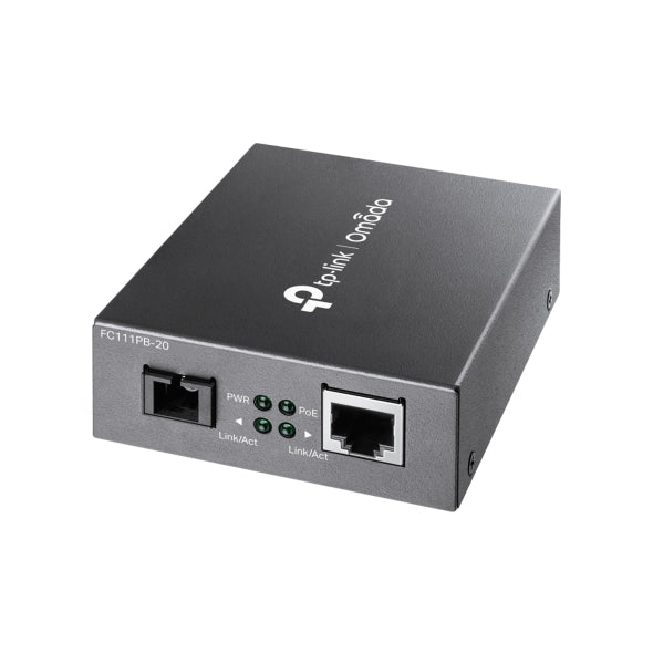 FC111PB-20 10/100Mbps WDM Media Converter with 1-Port PoE