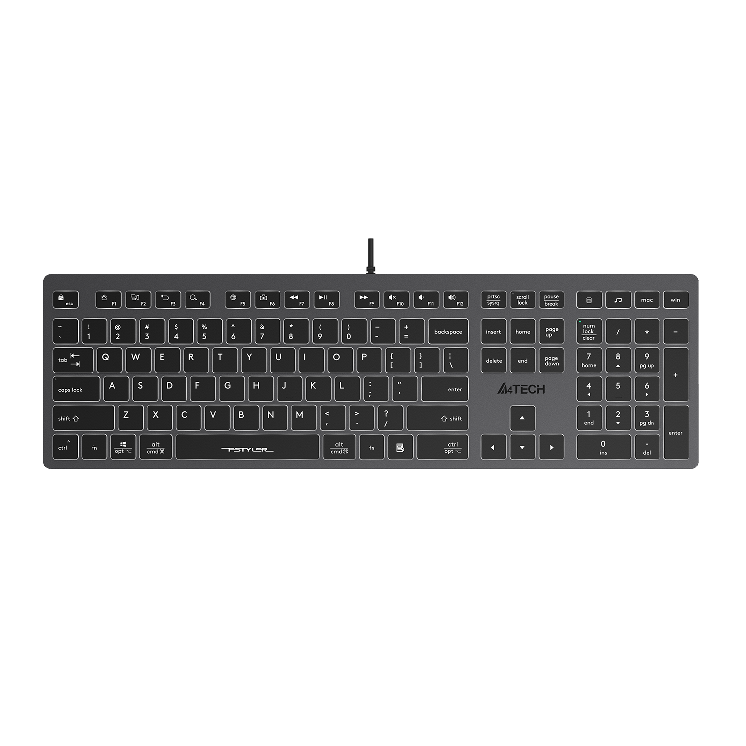 FX60 Scissor Switch Backlit Keyboard