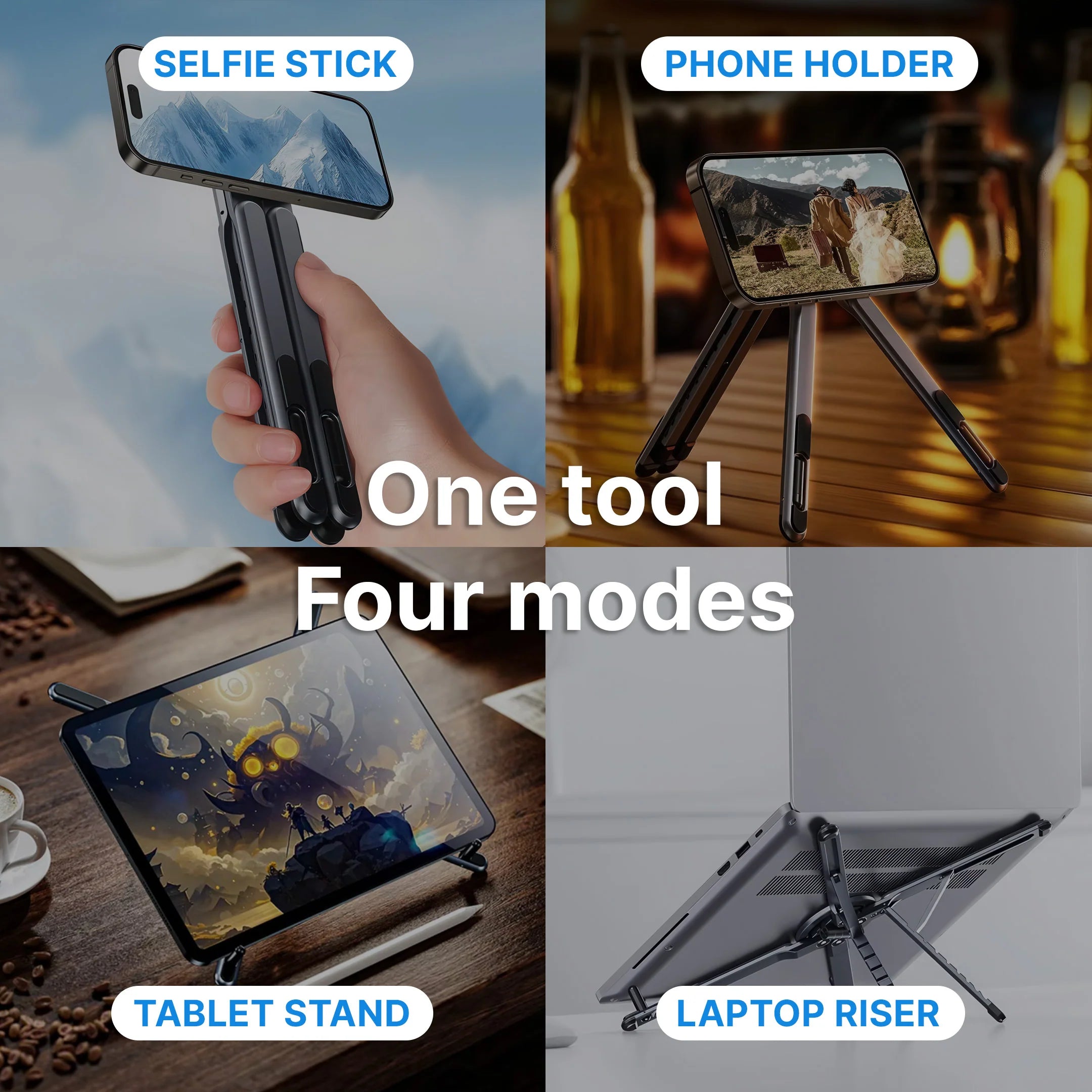 Compro™ 3-in-1 TriFlex Stand
