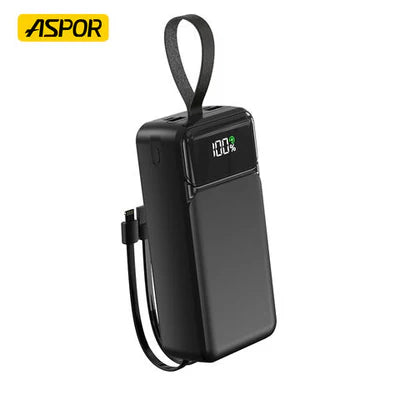 ASPOR 22.5W High-Speed Power Bank with Built-in Cable
