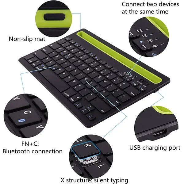 Compro™ Multi-Device Bluetooth Keyboard