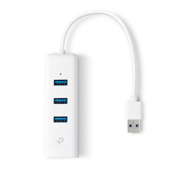 UE330 USB 3.0 3-Port Hub & Gigabit Ethernet Adapter 2 in 1 USB Adapter UE330