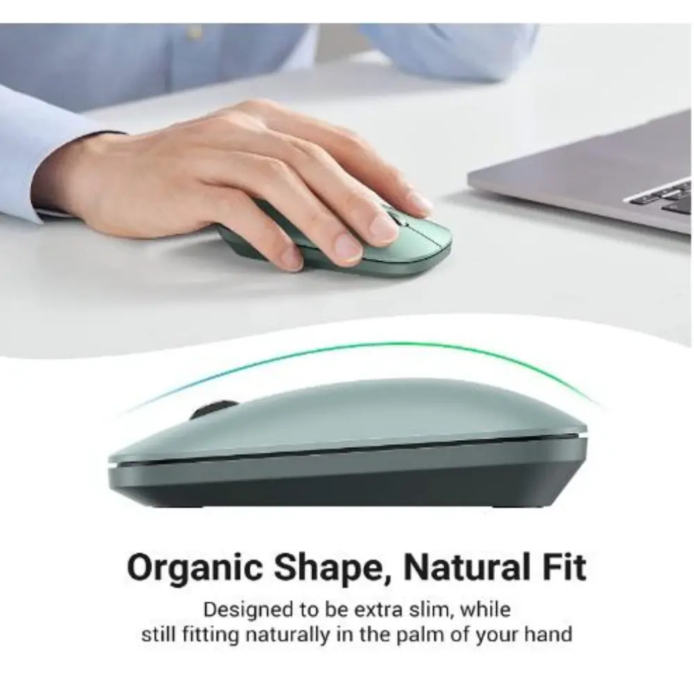 UGREEN 90374 PORTABLE WIRELESS MOUSE ( GREEN )