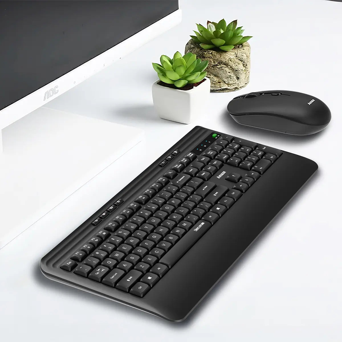 Probus Palm Comfort Silent Wireless Keyboard & Mouse Combo | A744