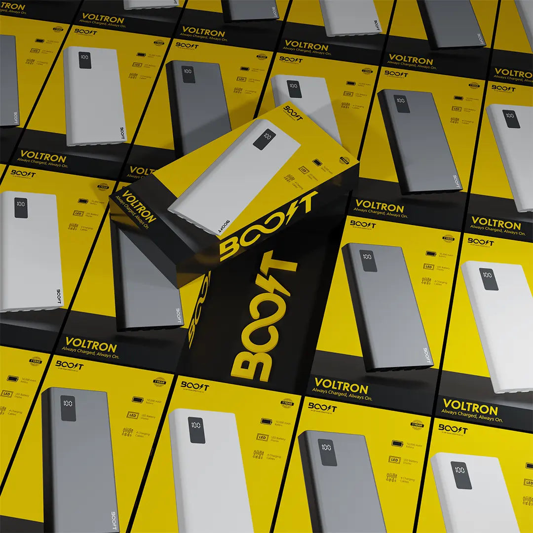 Boost Voltron 10,000 Mah Power Bank - Matte Black