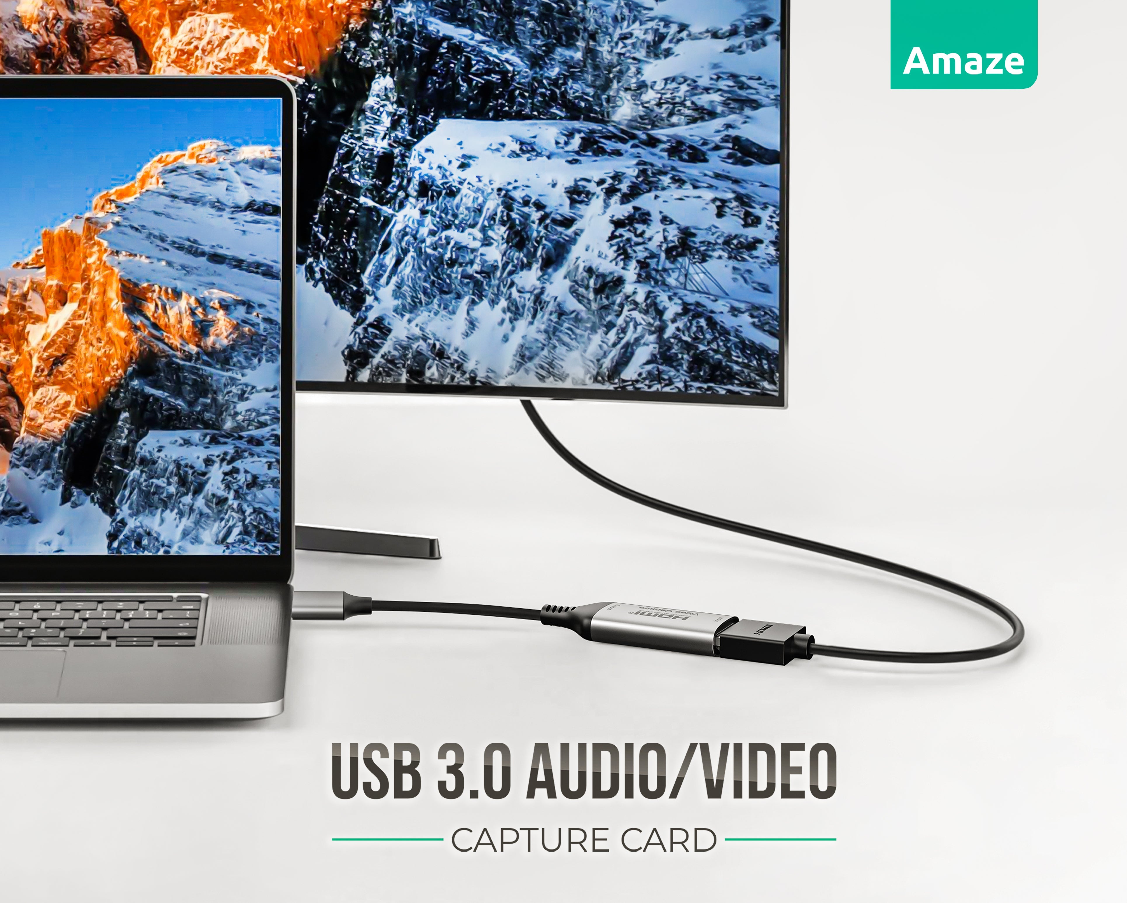 Amaze USB 3.0 TO AUDIO/VIDEO CAPTURE CARD | A805