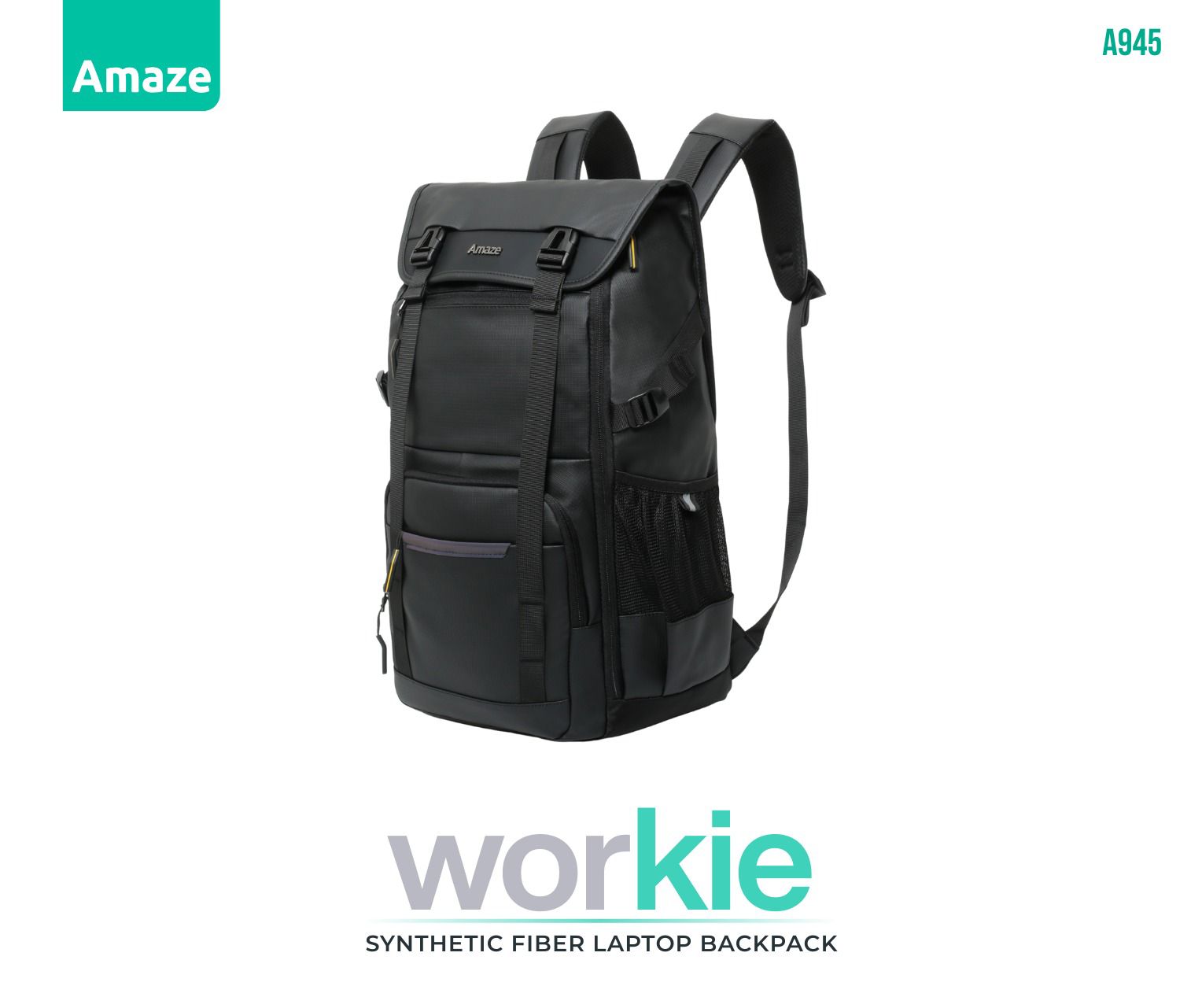 Amaze Premium Synthetic Fibre Backpack| A945