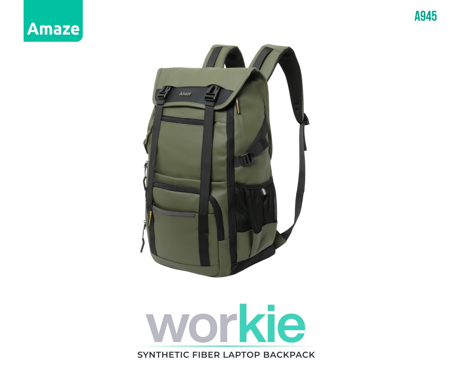 Amaze Premium Synthetic Fibre Backpack| A945