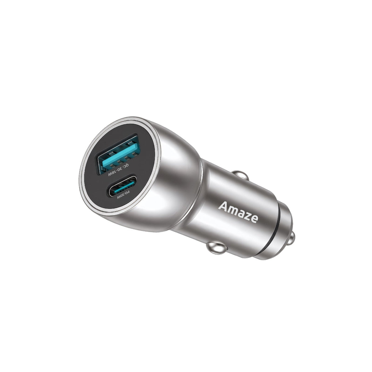 VOLTIX Pro 48W Dual Port Fast Car Charger | A455