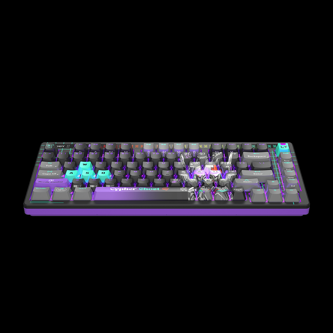 AT75 Alpha Optical Switch Mechanical Keyboard - Cypher Ghost