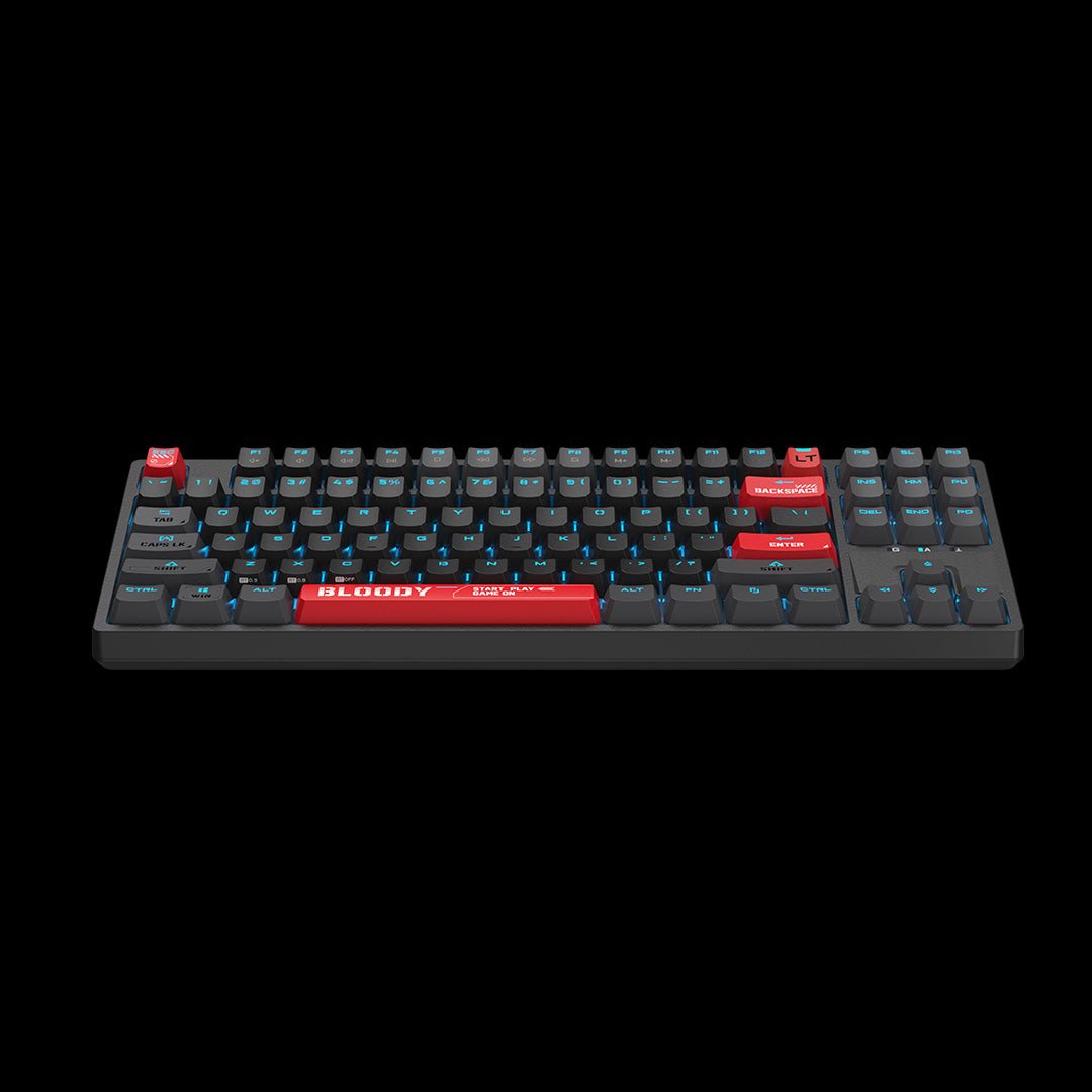 AT87 Alpha Optical Switch Mechanical Keyboard - Bloody Red