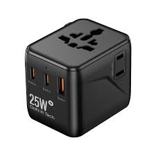 Compro™ 25W Fast Charging GaN World Travel Adapter