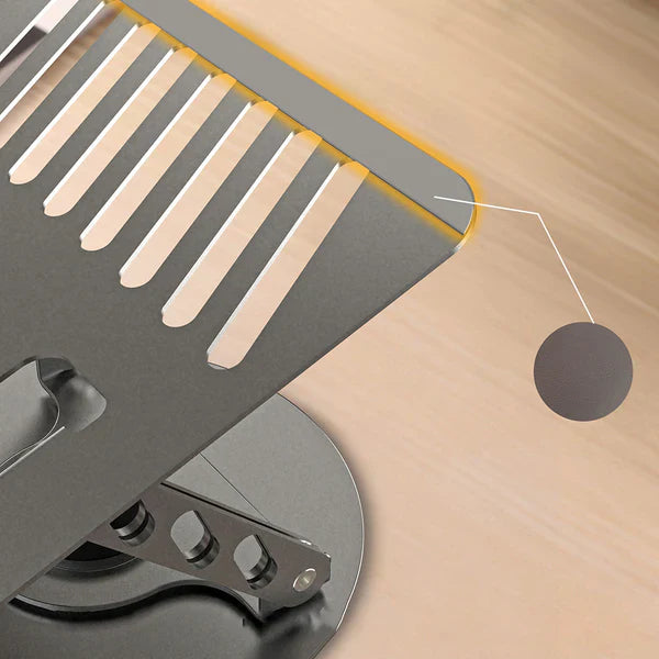 Compro™ Laptop Stand Carbon Steel Plate- 360° Rotating & Foldable