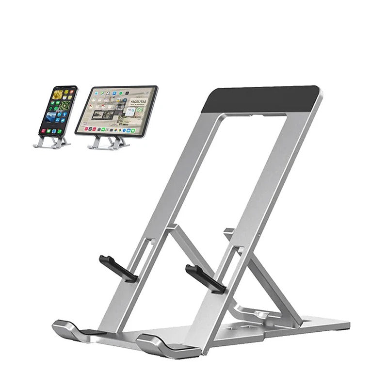 Compro™ Folding Adjustable Mobile Stand + Tablet/Phone Holder