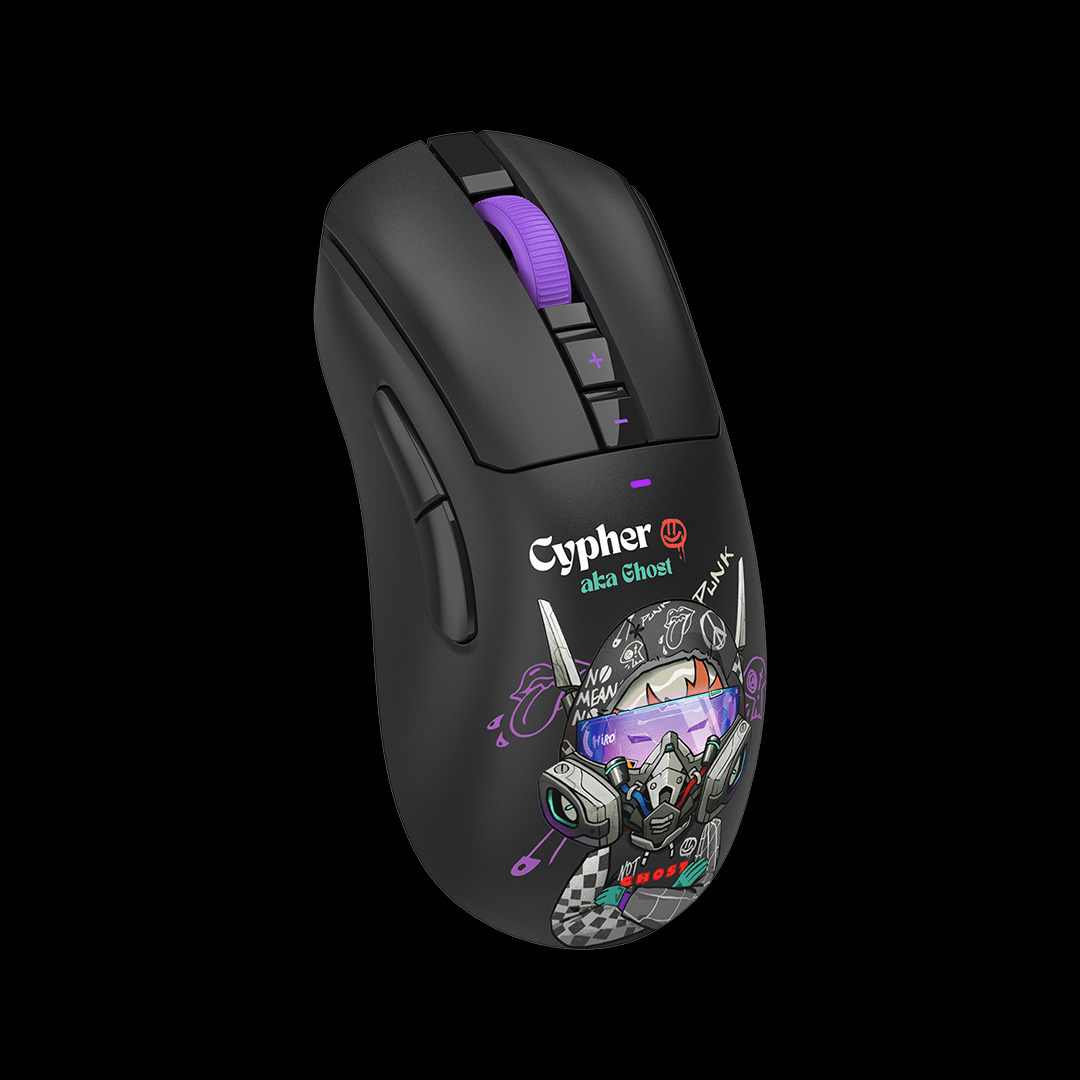 R73 Ultra Duo Dual Mode Wireless Gaming Mouse - Cypher Ghost