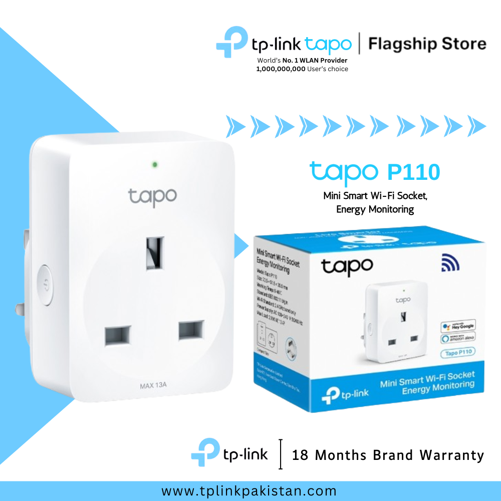 TP-Link Tapo P110 Mini Smart Wi-Fi Socket,Smart Plug
