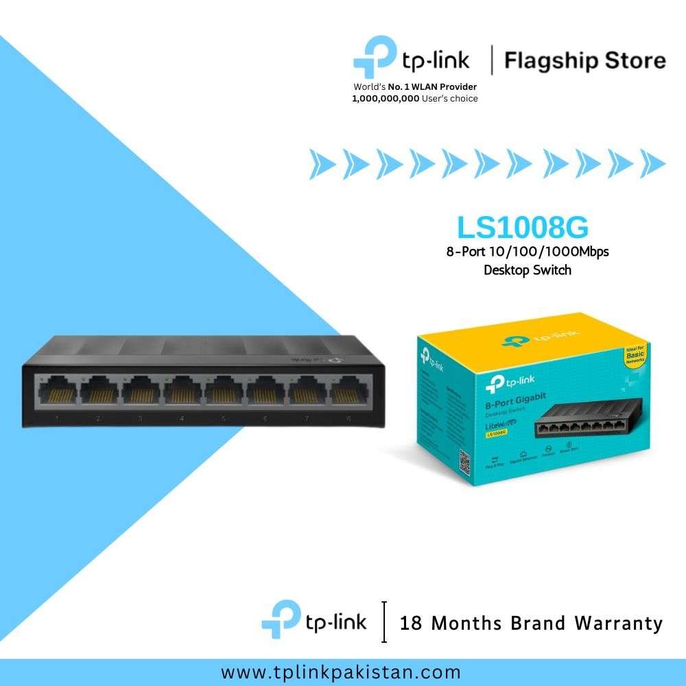 TP-Link LS1008G 8-Port 10/100/1000Mbps Switch Gigabit