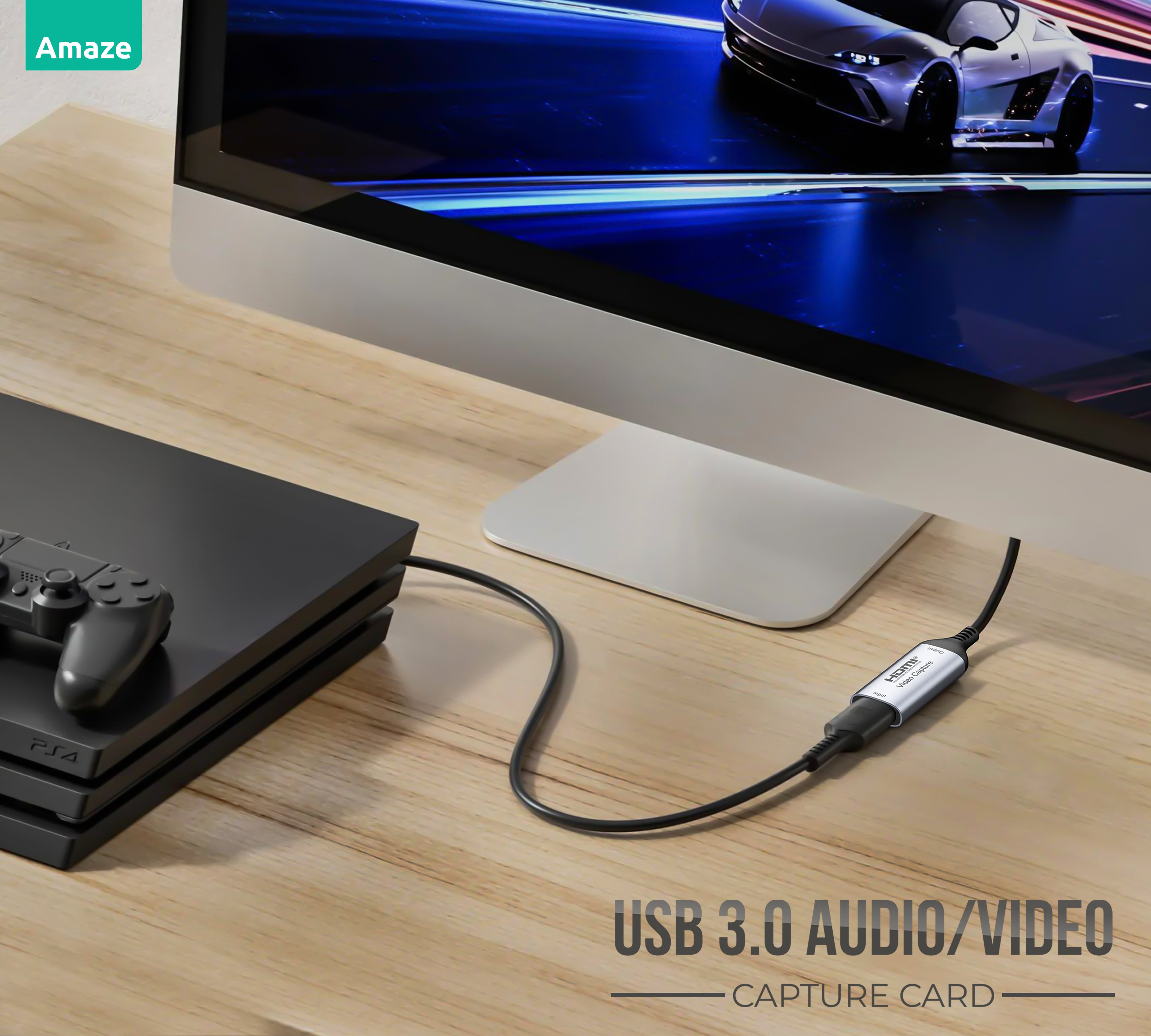 Amaze USB 3.0 TO AUDIO/VIDEO CAPTURE CARD | A805