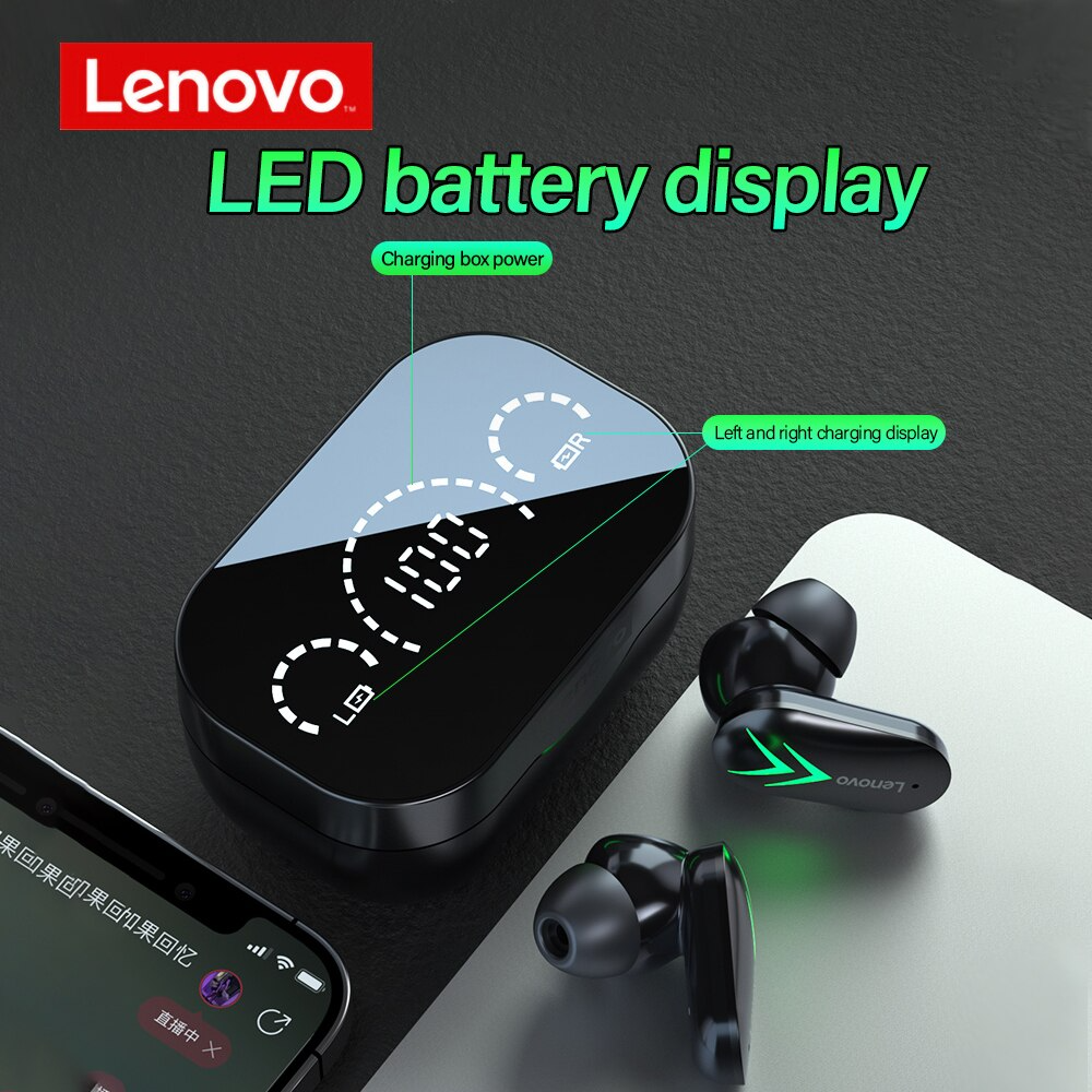 Lenovo XT82 Bluetooth 5.1 Dual Stereo Wireless Earbuds