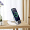 WIWU 4 in 1 Wireless Charger M11 with Time Clock and Backlight for iPhone