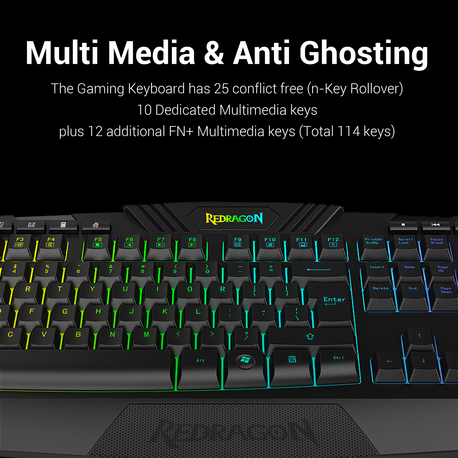 Redragon S101-3 Wired Gaming RGB Keyboard and M601 Mouse Combo - REDRAGON - Compro System