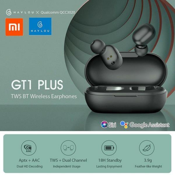 Haylou GT1 Plus TWS bluetooth 5.0 Noise Cancelling Earphone Black with Warranty - Haylou - Compro System
